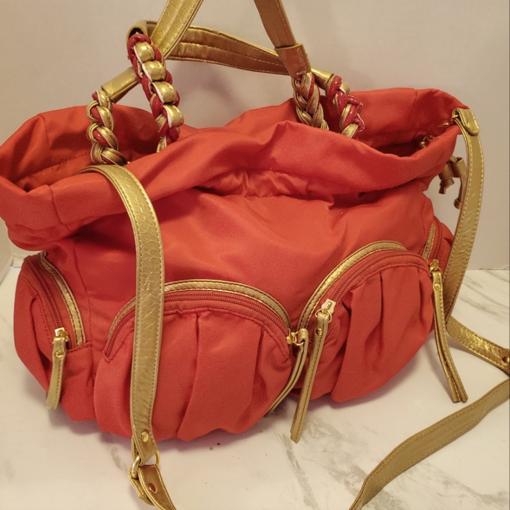 Red Valencia Shoulder Bag